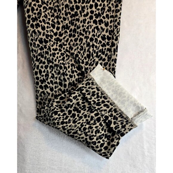 Leopard Print Ankle Pant Skinny Stretch Sz 12 A New Day Cheata High Rise Sexy - Picture 5 of 14
